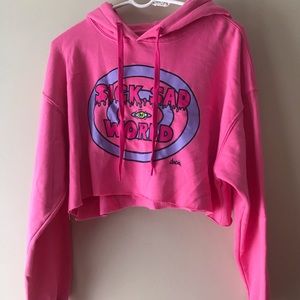 Cropped MTV hoodie